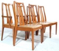 SET OF SIX TEAK 1970'S NATHAN DINING CHAIRS
