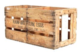 VINTAGE GREEN GROCERS EGG CRATE