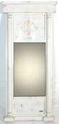 VICTORIAN 19TH CENTURY SHABBY CHIC ANTIQUE PIER WALL MIRROR