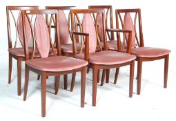 BRITISH MODERN DESIGN - SET 6 G PLAN TEAK DINING CHAIRS