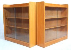 BRITISH MODULAR DESIGN - PAIR HERBERT GIBBS BOOKCASES