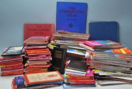 A LARGE COLLECTION OF VINTAGE 20TH CENTURY ROAD MAPS