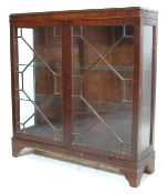 ANTIQUE STYLE REGENCY CHINA DISPLAY CABINET VITRINE