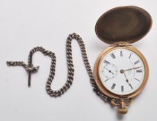 LANCASHIRE WATCH CO LTD - GOLD PLATED POCKET WATCH