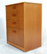 1970’S TEAK VENEER CHEST OF DRAWERS BY AUSTINSUITE