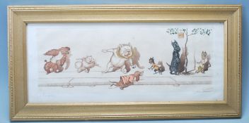 BORIS O'KLEIN - DIRTY DOGS OF PARIS COLOURED ETCHING