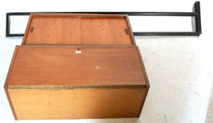 1950’S TEAK WOOD VENEER WALL MODULAR UNIT