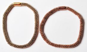 TWO LINKS OF LONDON EFFERVESCENCE SILVER BRACELETS