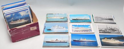 SHIPPING RELATED POSTCARDS - LINERS & CARGO MERCHA