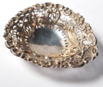 SILVER HALLMARKED VICTORIAN PIN DISH