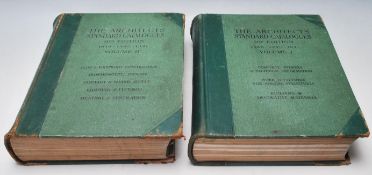 TWO COPIES OF THE ARCHITECTS STANDARD CATALOGUES, 9TH EDITION, 1939 - 1940 - 1941. VOLUME I & II