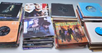 LARGE QUANTITY OF 45RPM VINYL RECORDS SINGLES