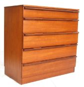 AVALON RETRO DANISH INSPIRED TEAK WOOD CHEST OF DRAWERS