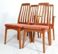 BENNY LINDEN DESIGN CHAIRS - DANISH INSPIRED - TEAK WOOD FRAME