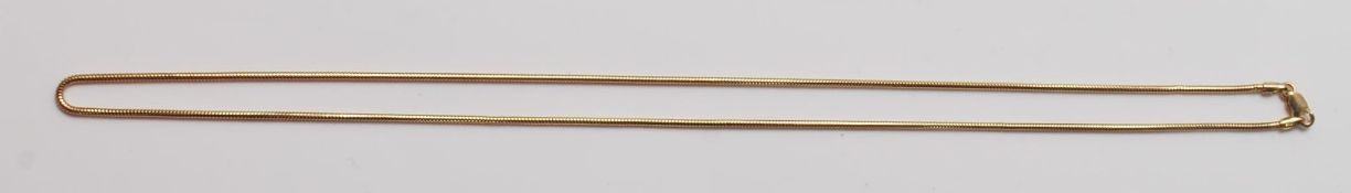 9CT GOLD SNAKE CHAIN NECKLACE