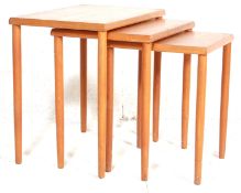 VINTAGE 1970'S TEAK NEST OF TABLES