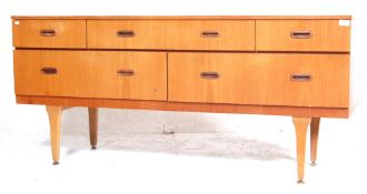RETRO 70’S TEAK WOOD VENEER SIDEBOARD / CHEST OF DRAWERS
