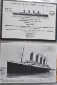 RMS TITANIC WHITE STAR LINE INTEREST POSTCARDS