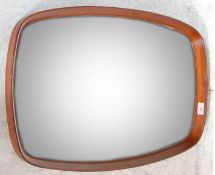 MID CENTURY TEAK WOOD NEST OF TABLES