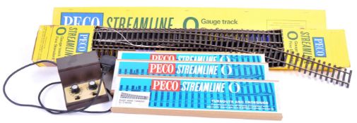 COLLECTION OF PECO STREAMLINE UNUSED 0 GAUGE TRACK