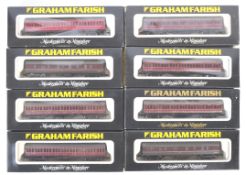 RAKE OF GRAHAM FARISH N GAUGE BOXED COACHES