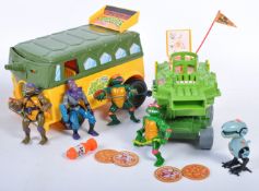COLLECTION OF PLAYMATES TEENAGE MUTANT NINJA TURTLES TOYS