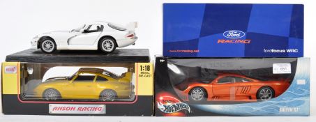 COLLECTION OF X4 1/18 SCALE DIECAST MODEL CARS