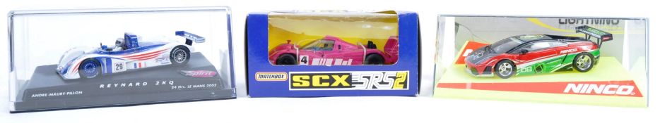 COLLECTION OF ASSORTED SCALEXTRIC SLOT RACING CARS