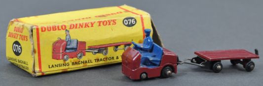 ORIGINAL DUBLO DINKY TOYS DIECAST MODEL 076 TRACTO