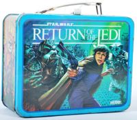 RARE VINTAGE STAR WARS RETURN OF THE JEDI THERMOS LUNCHBOX