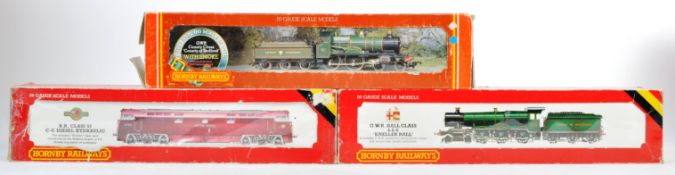 COLLECTION OF X3 HORNBY 00 GAUGE MODEL RAILWAY LOCOMOTIVES