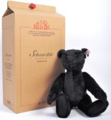 AN ORIGINAL STEIFF BLACK BEAR TEDDY SCHWARZBAR