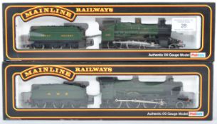 TWO PALITOY MAINLINE 00 GAUGE TRAIN SET LOCOMOTIVES