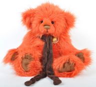 ORIGINAL CHARLIE BEARS SOFT TOY TEDDY BEAR ' SATSUMA '