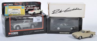COLLECTION OF DIECAST ASTON MARTIN & VOLVO MODELS - MINICHAMPS ETC