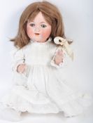 ANTIQUE GERMAN ARMAND MARSEILLE BISQUE HEADED DOLL