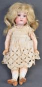 ANTIQUE KAMMER & REINHARDT BISQUE HEADED DOLL WITH DRESS