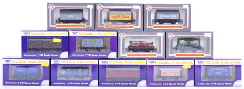 COLLECTION OF X12 DAPOL 00 GAUGE RAILWAY LOCOMOTIVE WAGONS