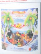 ORIGINAL MCDONALDS HAPPY MEAL RESTAURANT DISPALY STAND AND EIGHT FIGURES