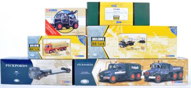 LARGE COLLECTION OF CORGI BUILDING BRITAIN & PICKF