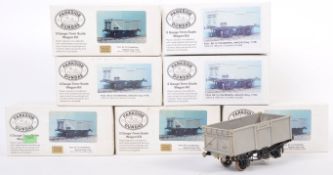 RAKE OF PARKSIDE DUNDAS 0 GAUGE PS30 16 TON MINERAL WAGONS