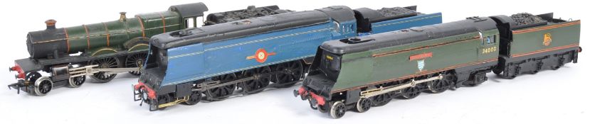 COLLECTION OF X3 HORNBY 00 GAUGE CODE 3 TRAINSET LOCOMOTIVES