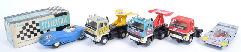 COLLECTION OF X5 ASSORTED SCALEXTRIC SLOT RACING C