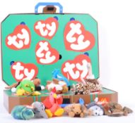 MCDONALDS TEENIE BEANIE BABIES SET OF TWELVE WITHIN OFFICAL CASE