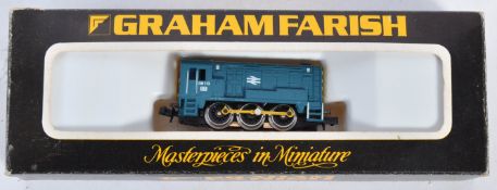 GRAHAM FARISH N GAUGE 1007 BR CLASS 08 BLUE DIESEL