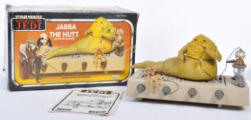 VINTAGE STAR WARS KENNER JABBA THE HUTT ACTION FIGURE PLAYSET