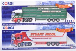 TWO CORGI 1/50 SCALE HAULIERS OF RENOWN DIECAST MO