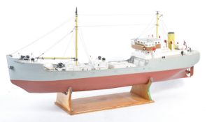 VINTAGE LARGE SCALE RADIO CONTROLLED MODEL BOAT - BRANNAREN