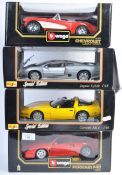 BBURAGO & MAISTO BOXED DIECAST MODEL 1/18 SCALE CARS