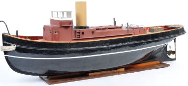 CHARMING 1950'S SCRATCHBUILT TUG BOAT MODEL